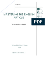 Mastering The English Article