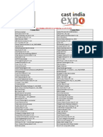 IFEX 2016 & CIE Exhibitor List 2016