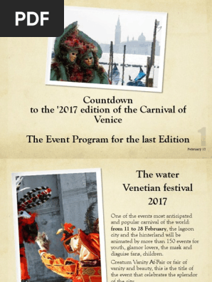 Carnival of Venice 2017