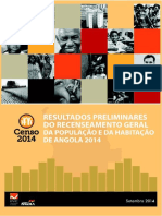 Angola-CENSO2014 Resultados Preliminares