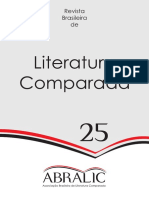 Revista Brasileira de Literatura Comparada, v. 25, 2014
