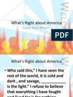 What's Right About America