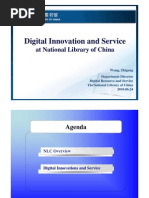 Download Digital Innovation and Services at National Library of China by think digital SN33886000 doc pdf