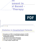 Insulin in Hospitalized Patients