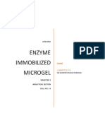 Enzyme Immobilized Microgel: A Review