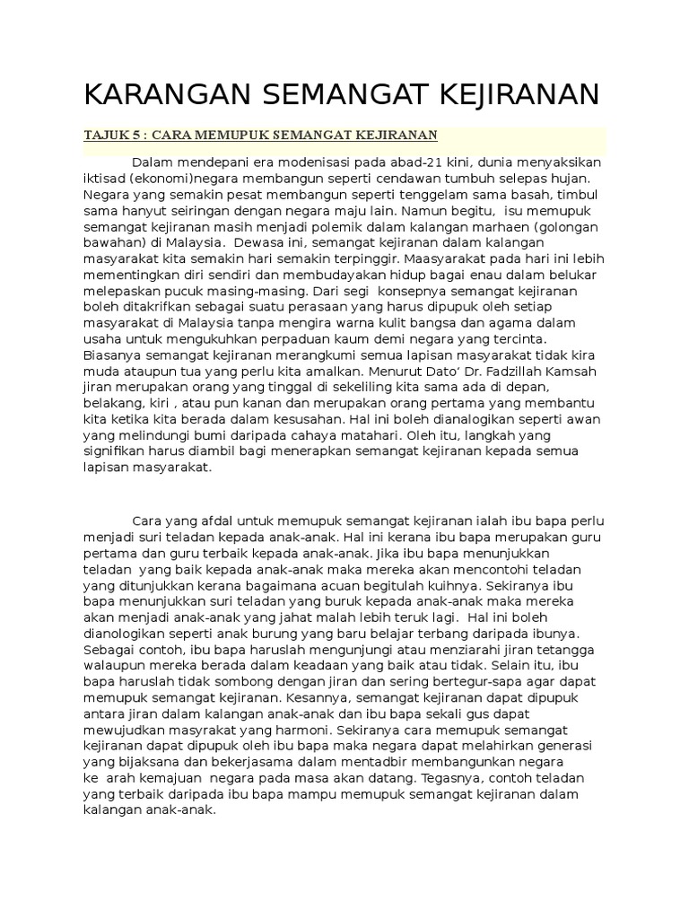 Karangan Spm Pdf