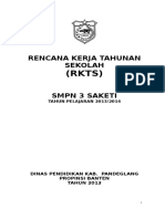 RKS - RKTS (TAHUNAN ) SMPN 3 SAKETI.doc
