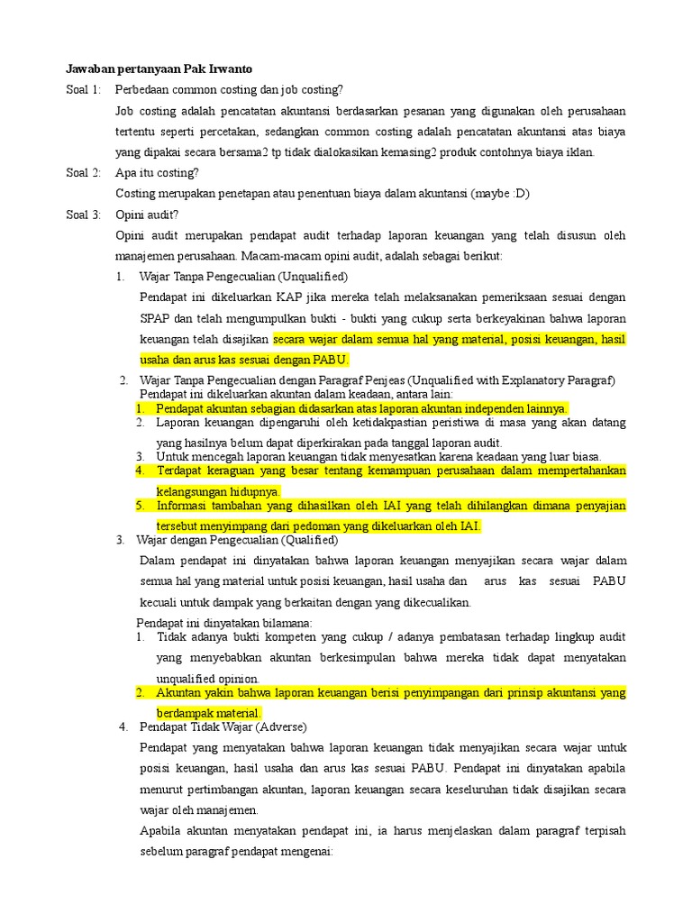 Pertanyaan Dan Jawaban Sidang  PDF