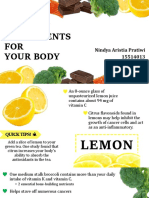 PPT Individu - Healthy Ingredients