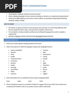 language objective considerations