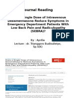 Does A Single Dose of Intravenous Dexamethasone Reduce Putih