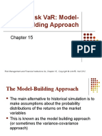 Market Risk Var: Model-Building Approach