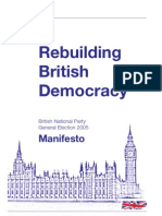BNP General Election Manifesto 2005