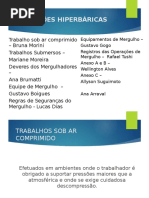 Trabalhos Sob Ar Comprimido