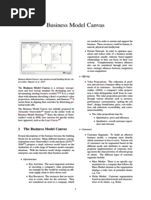 Business Model Canvas