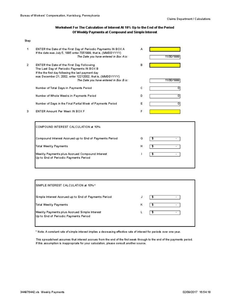 Calculating interest in excel image