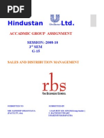 Download Hindustan Unilever Ltd A brief  research by Sanjeet Singh SN33888948 doc pdf