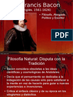 Francis Bacon Filósofo Científico Clave Método Inducción Ídolos