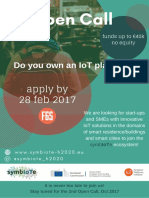 Project's Flyer- 1st Open Call
