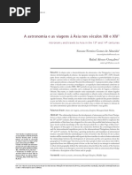 A Astronomia e as Viagens à Ásia Nos Séculos XIII e XIV