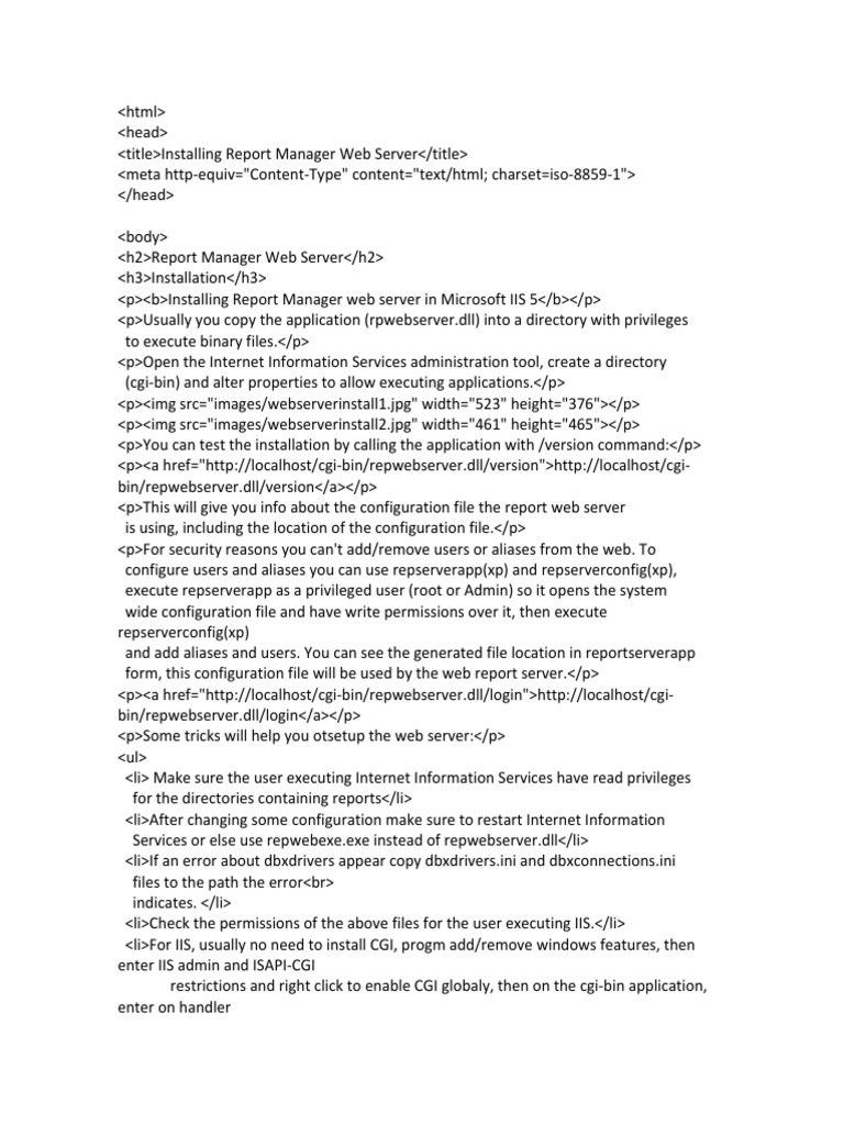 Installing Portable Web Server on Windows | PDF | Utility Software ...