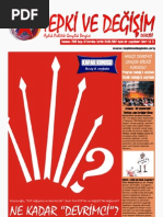 Tepki Ve Değişim Dergisi 26. Sayı | PDF