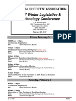 National Sheriffs' Association  2017 Winter Legislative & Technology Agenda