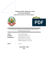 Evaluacion Del Tiempo de Equilibrio de Neutralizacion de Materiales Encalantes