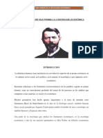 Max Weber y la sociología económica