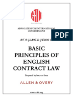A4ID English Contract Law at a Glance