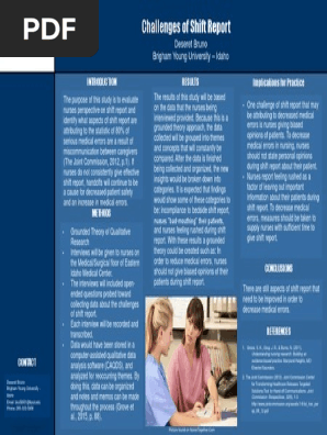 shift report project