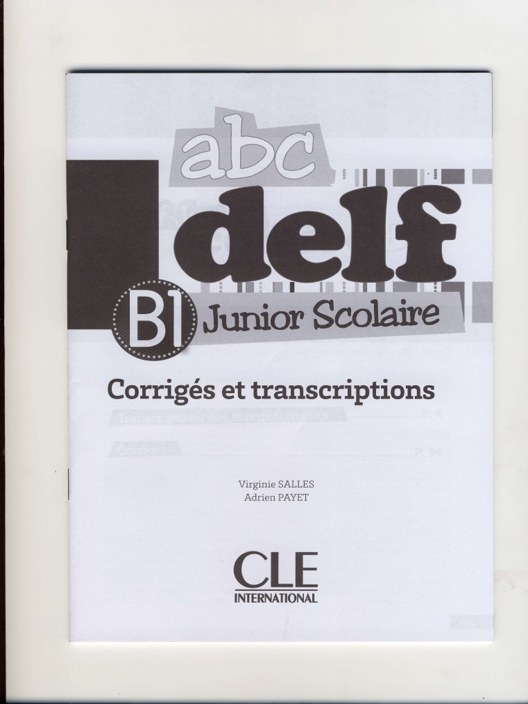 ABC Delf B 1 Corrigés  Loisirs  Divertissement (Général)