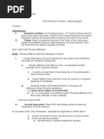 SPC Outline & Bib.