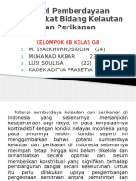 Model Pemberdayaan Masyarakat Bidang Kelautan Dan Perikanan