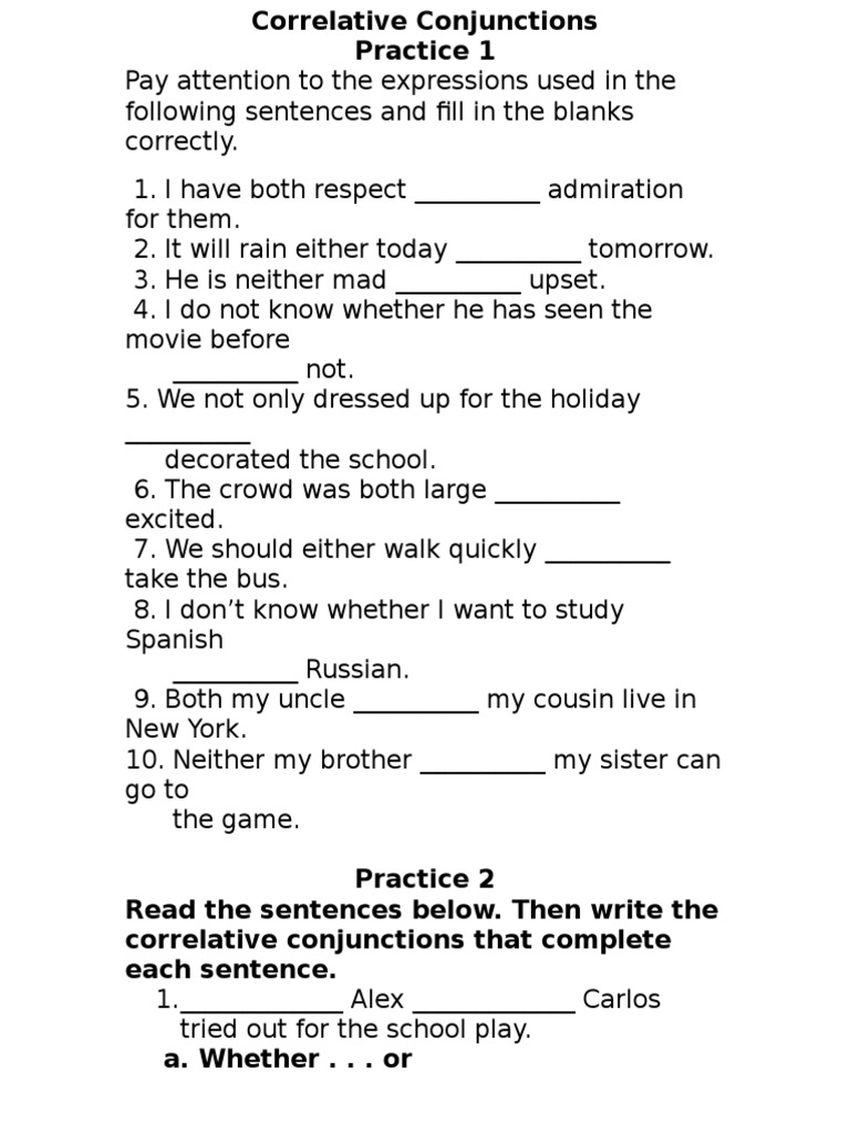 correlative-conjunctions