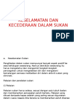 Keselamatan Dan Kecederaan Dalam Sukan