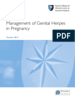 Management Genital Herpes RCOG