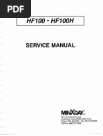 Minxray HF-100 X-Ray - Service Manual PDF