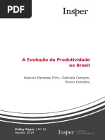 Evolucao Produtividade Brasil
