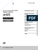 Sony A65 Manual PDF