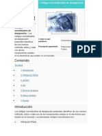 Códigos Normalizados de Designación