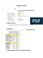 Informe Psicológico b