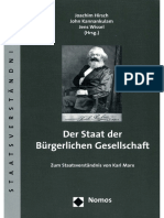 Hirsch Kannankulam Wissel Der Staat Der Burgerlichen Gesellschaft PDF