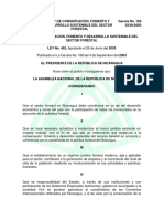 Ley 462, Ley Forestal PDF