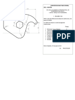 Examen de Dibujo en Ingenieria I