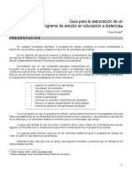 (795284429) Guia Para La Elaboracion de Un Programa de Estudio a Distancia