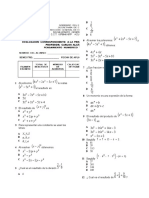 Examen de Pensamiento