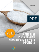 Distribusi Perdagangan Komoditas Gula Pasir Di Indonesia 2016