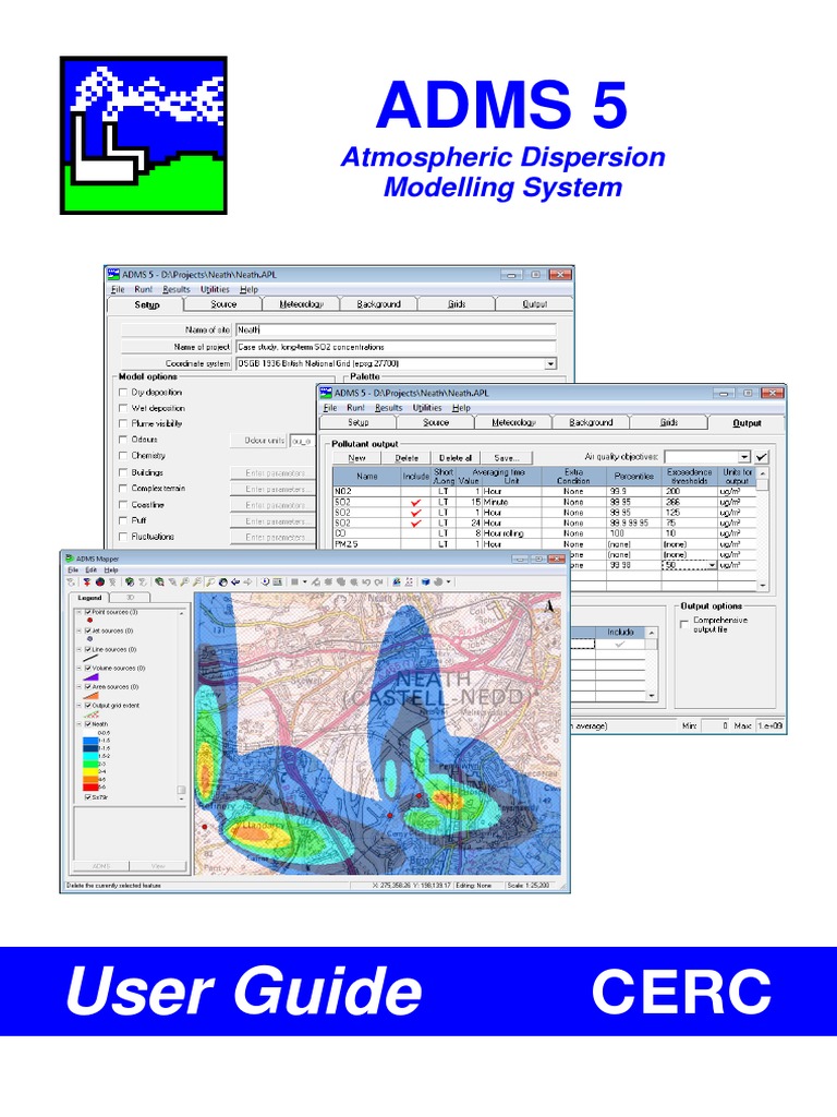 Cerc Adms 5 1 User Guide | PDF | Air Pollution | Wound