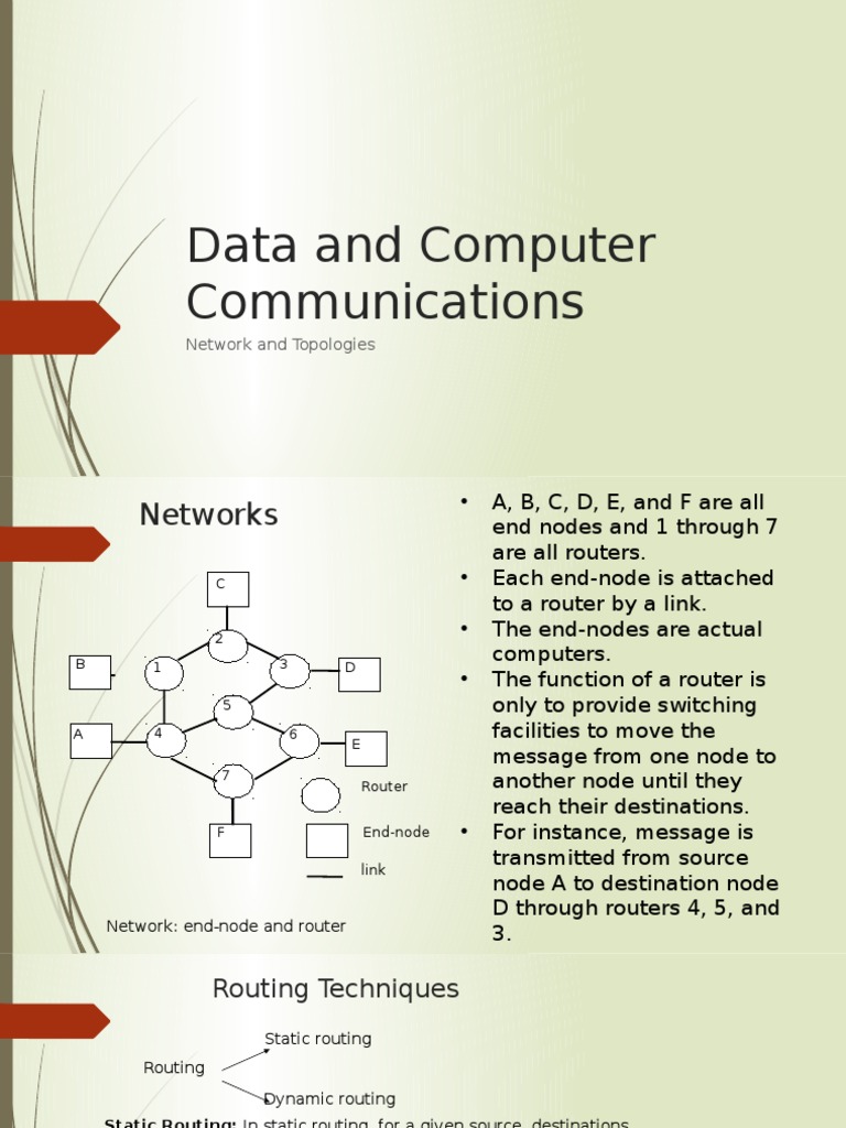 Data and Computer Communications | PDF | Network Topology ...